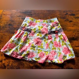 Matilda Jane Floral Ruffle Skirt, little girls size 2T